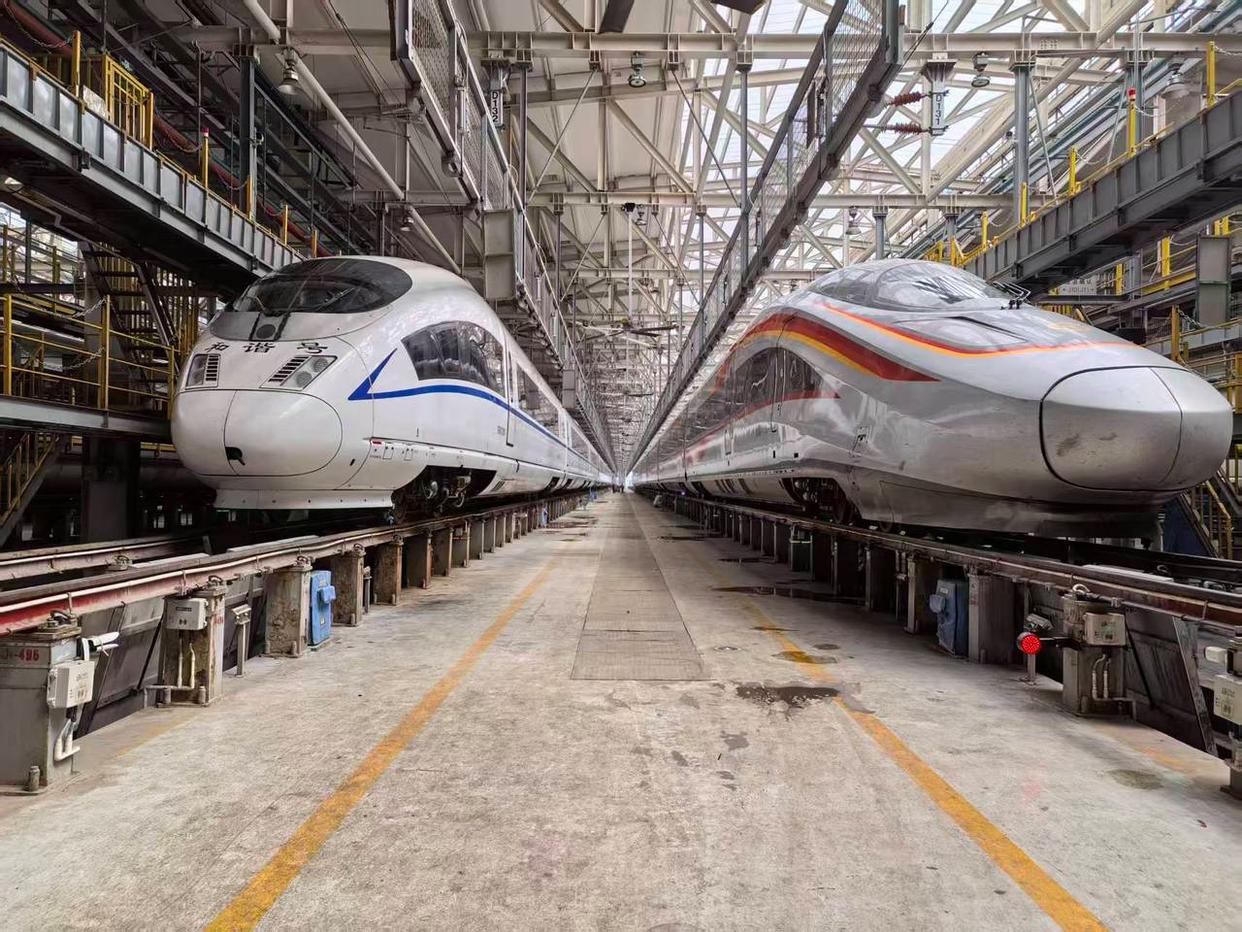 动车“体检”护航“五一”假期运输